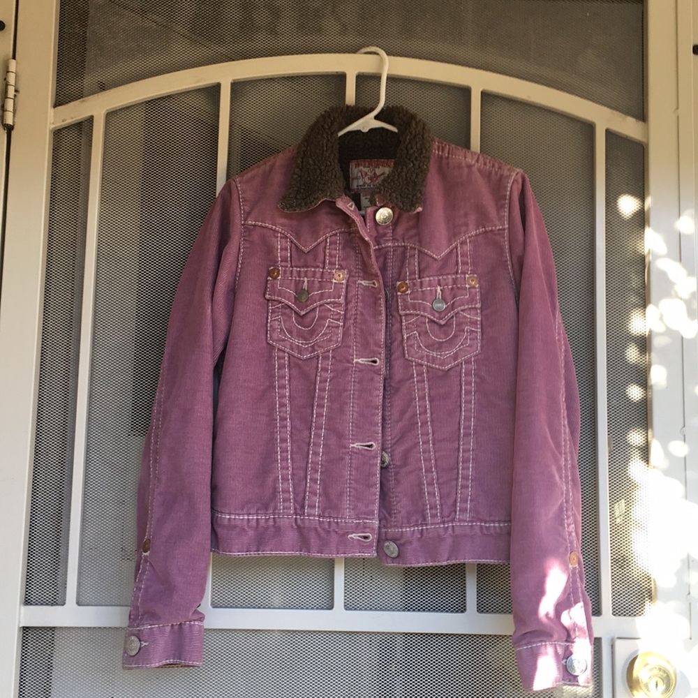 True Religion Jimmy Sherpa Big T Corduroy jacket